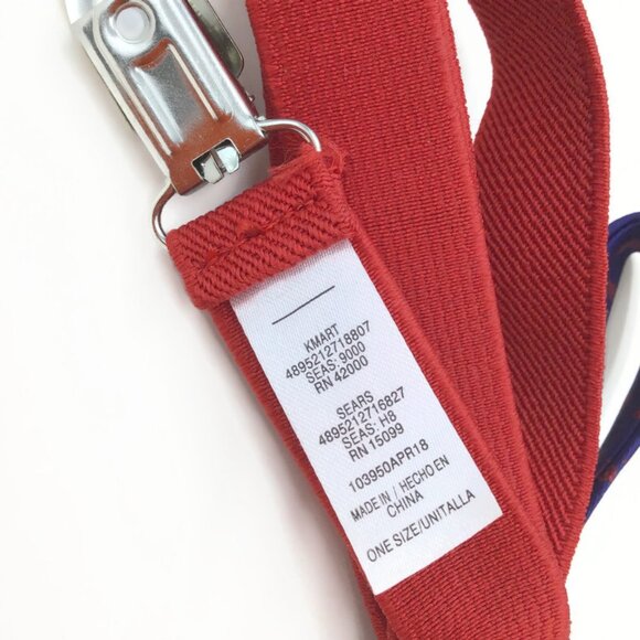 Baby Toddler Bow Tie & Suspenders Bicycle Red Blue Boy Dress Family Photo Outfit - Picture 6 of 9